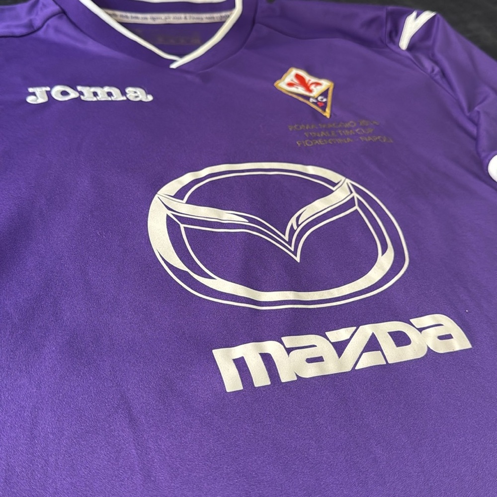 AFC Fiorentina #11 Juan Cuadrado 2014 Coppa Italia Final Joma Jersey - Picture 7 of 12
